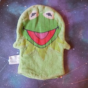Vintage 1981 Jim Henson Muppets X Hallmark KERMIT THE FROG Bath Mitt